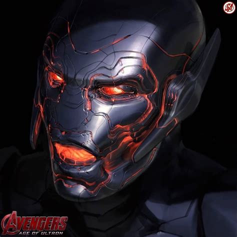 An Alternate Take On Ultrons Head From Avengers Age Of Ultron The