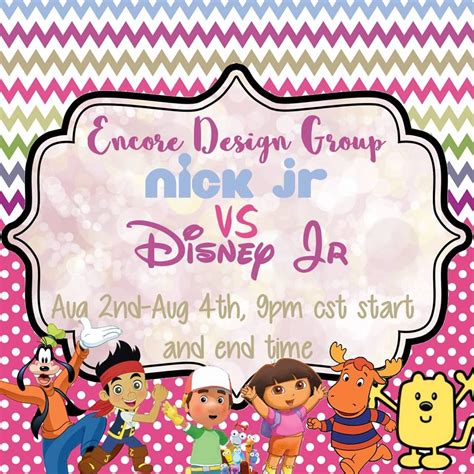Any Little Kiddos Nick Jr Vs Disney Jr Is The Perfect Event To Find