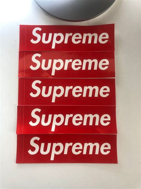 Supreme Supreme Box Logo Sticker Pack Grailed