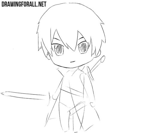 How To Draw Chibi Kirito