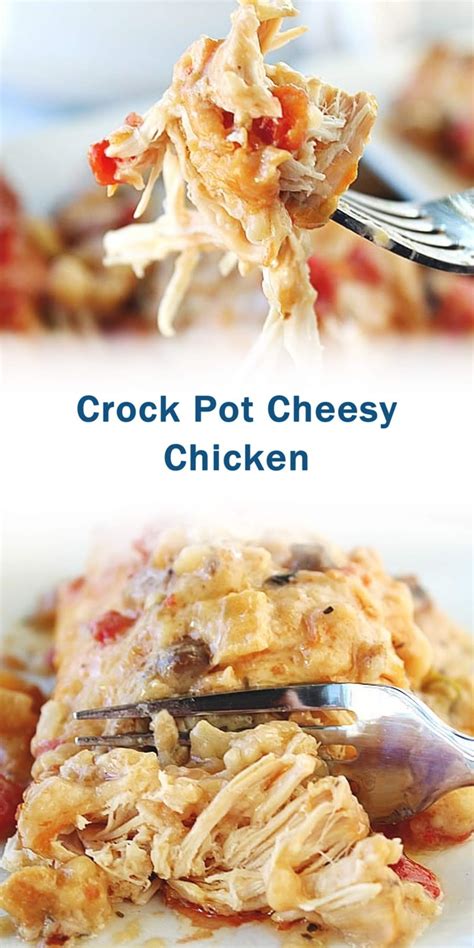 Crock Pot Cheesy Chicken 3 Seconds