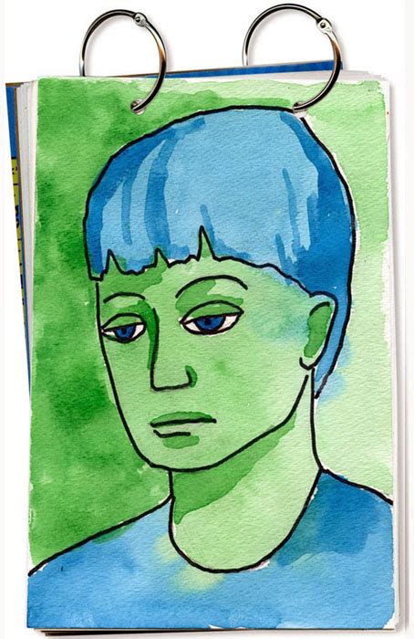 Picasso Blue Portrait Art Projects For Kids