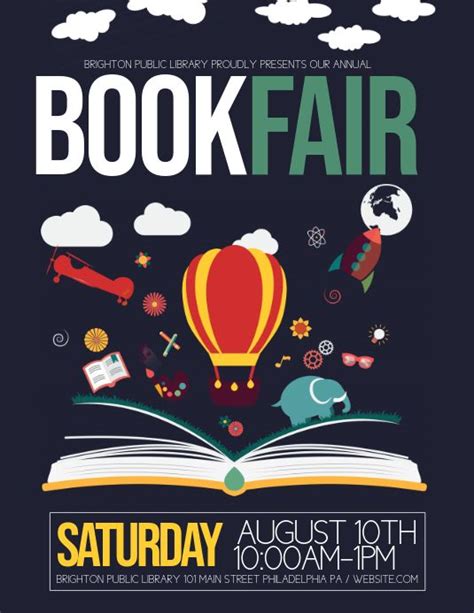 Book Fair Art Book Fair School Event Poster Event Poster Design
