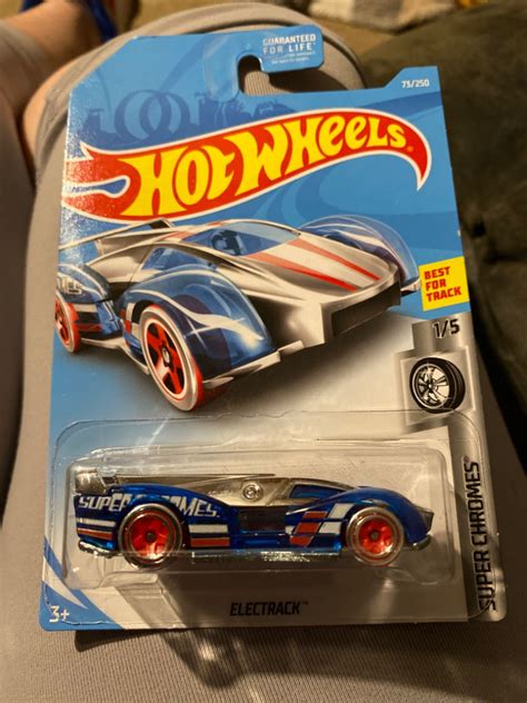 2019 Hot Wheels Super Chromes Electrack Toy Car Die Cast And Hot