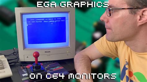 Ega Graphics On C64 Monitors Youtube