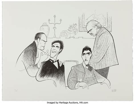 An Al Hirschfeld Signed Limited Edition Print From The Lot 46213
