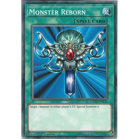 Yu Gi Oh Trading Card Game Yu Gi Oh Monster Reborn Lehd Enc16