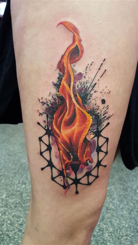 You may also think of flames, but regardless of what images spring to mind. Cool Flames Tattoo On Fingers