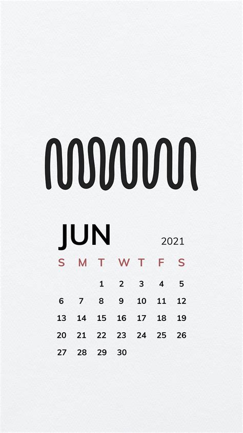 Calendar 2021 June Printable With Black Free Photo Rawpixel