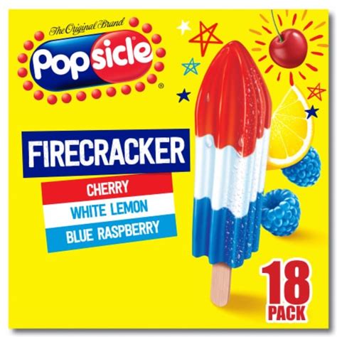 Popsicle Firecracker Ice Pops 18 Ct Food 4 Less