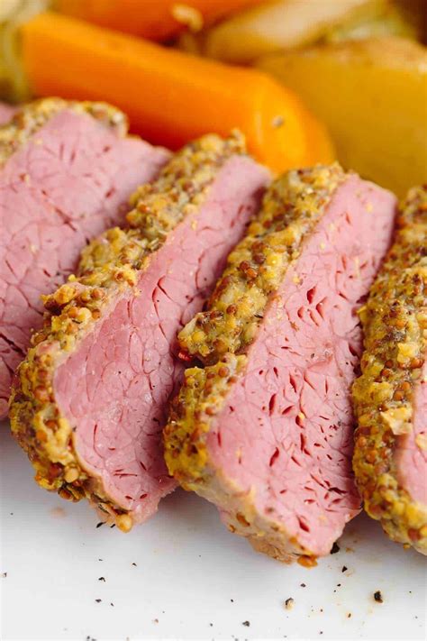 Made the mistake of trying because i thought it might save me the cost of buying real corned beef bust it was a waste of my money. Slow Cooker Corned Beef with Guinness Mustard | Jessica Gavin