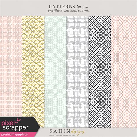 Patterns No14 By Elif Şahin Graphics Kit