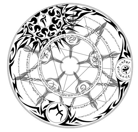 Magical circle for Kokuhane by GaudiFanYAY on DeviantArt | Magic circle, Magic symbols, Circle