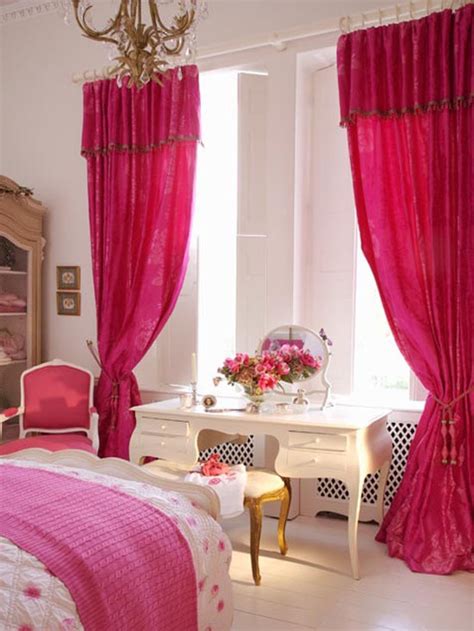 Awesome Bright Rooms Room Design Pink Curtains