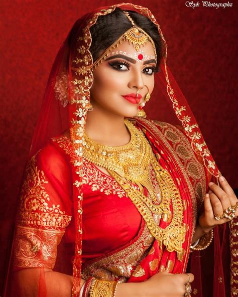 pin by mark aul on beautiful indian woman indian bride makeup indian bridal dress bengali