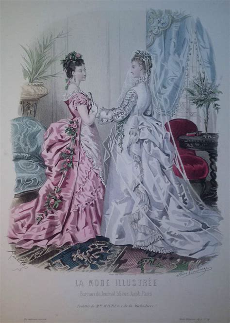La Mode Illustrée 1874 Victorian Women Victorian Era Victorian