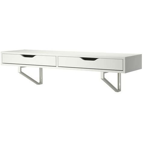 Ikea White Wall Shelf With Drawers 46 78x11 38 202021423203830