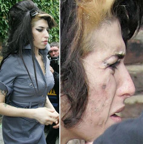 Amy Winehouse Scrubs Up To See Her Husband Blake Fielder Civil In Court But She Can T Hide Her