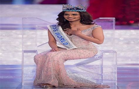 Manushi Chhillar Won The Prestigious Title Of Miss World 2017 Such Tv