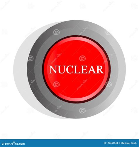 Nuclear Button Stock Illustration Illustration Of Risk 177666344