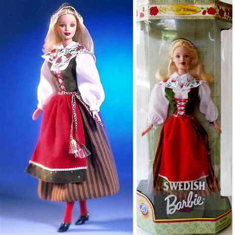swedish barbie doll swedish dolls of the world barbie doll etsy