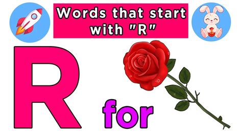 Synonyms starting with letter r. Words That Start with Letter R | Words That Start with ...