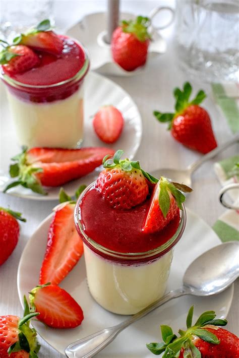Troubleshooting panna cotta the panna cotta is still liquid! Panna Cotta mit Himbeersauce und frischen Erdbeeren - Home and Herbs