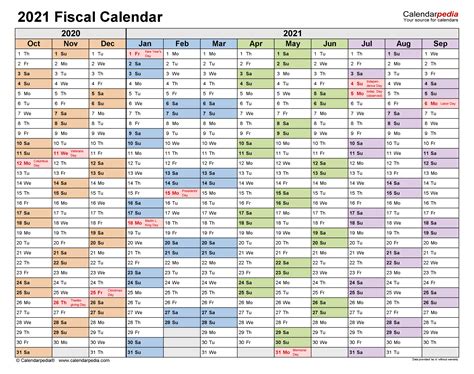 2021 And 2021 Fiscal Calendar Printable Free Letter Templates Riset