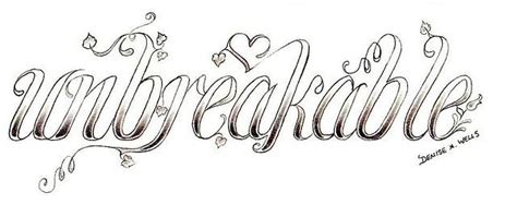 Decided what i want for my next tattoo and where i want it. "unbreakable" Tattoo Design by Denise A. Wells by ♥Denise ...