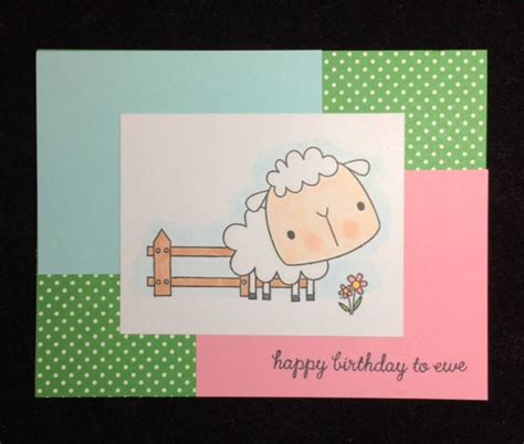 Happy Birthday To Ewe Greeting Card Etsy
