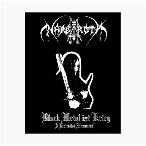 Nargaroth Black Metal Ist Krieg Classic Designs Photographic Print
