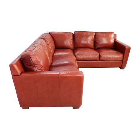 Category subcategory material color condition price delivery options quantity/dimensions. 68% OFF - Thomasville Thomasville Red Leather Sectional ...