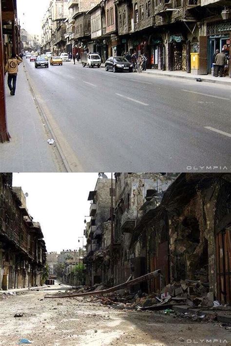 Aleppo Aleppo Syria Before And After Syria