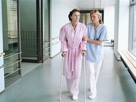 Woman On Crutches Stock Photos Pictures And Royalty Free Images Istock