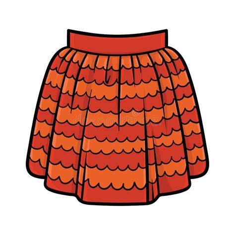 Ruffled Skirt Stock Illustrations 283 Ruffled Skirt Stock