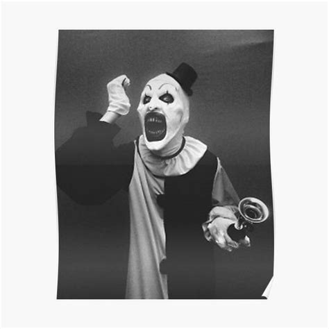 Terrifier Art The Clown Horror Poster For Sale By Printeddesignzz