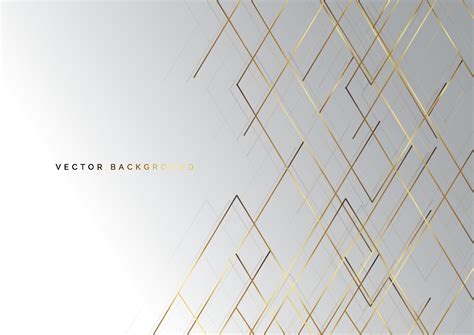 Abstract Striped Lines Gold Color On Grey Background Luxury Style