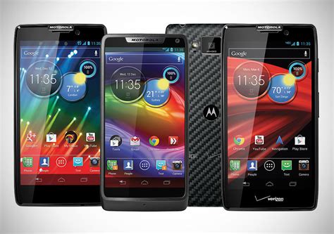 Three New Motorola Razr Smartphones Shouts