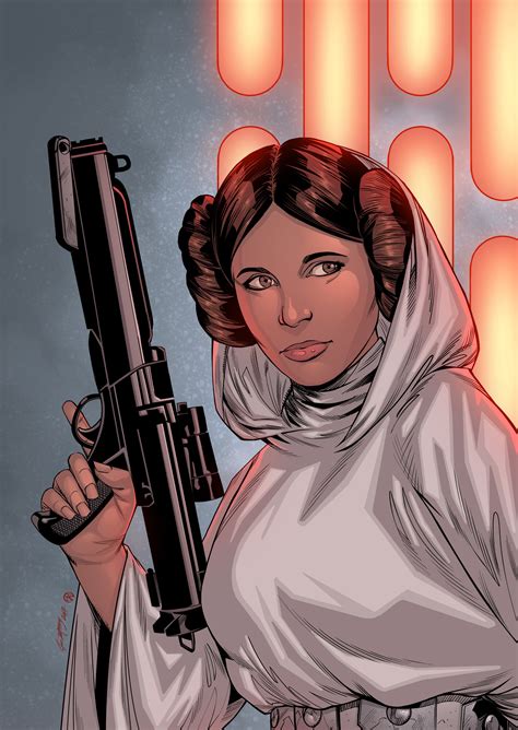 artstation princess leia colors