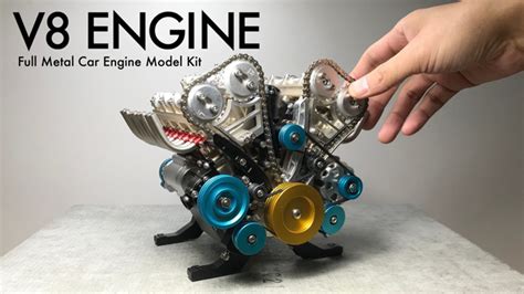 Building A V8 Engine Model Kit Full Metal Car Engine Model Kit Goyimtv