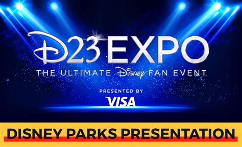 D23 Expo Disney Parks Presentation