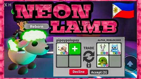 What People Trade For Neon Lamb In Adopt Me Insane Trades Roblox