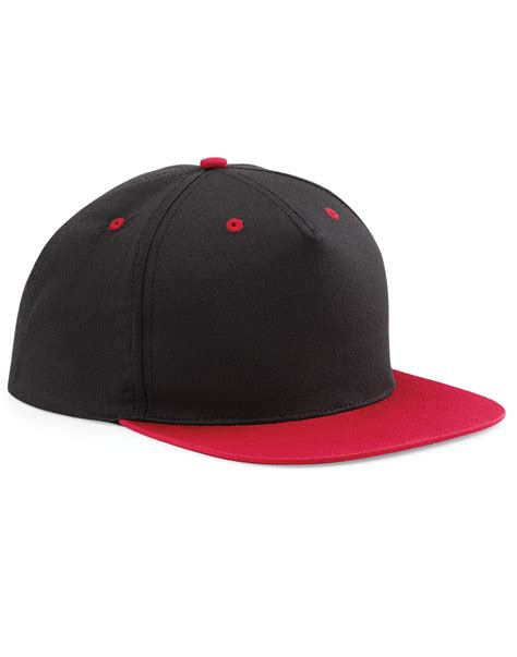 Beechfield 5 Panel Contrast Snapback Caps And Hats Etc All Sizes And