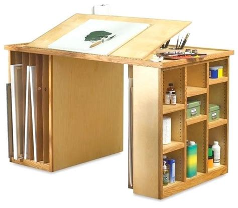 Artist Tables With Storage Best Craft Studio Images On Light Table