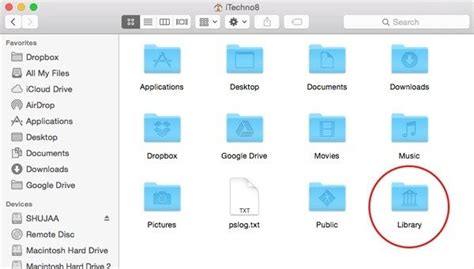 How To View And Access The Library Folder In Os X