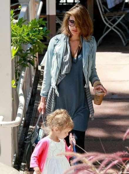 Jessica Leaving Le Pain Quotidien In West Hollywood May 15 2011