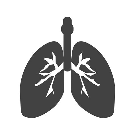 Lungs Glyph Black Icon 513102 Vector Art At Vecteezy
