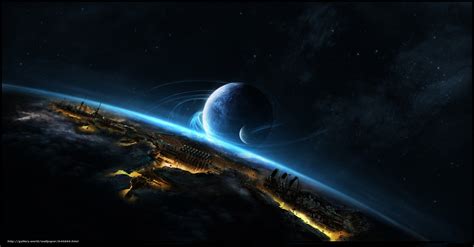 Scaricare Gli Sfondi Spazio Planet 3d Arte Sfondi Gratis Per La