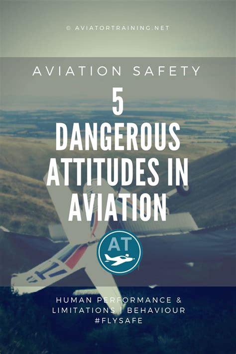 5 Dangerous Attitudes In Aviation Aviation Training Pilot Lessons