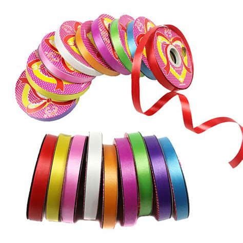 30 Ydroll Balloon Ribbons 12mm Birthday Ts Wrapping Curling Ribbon